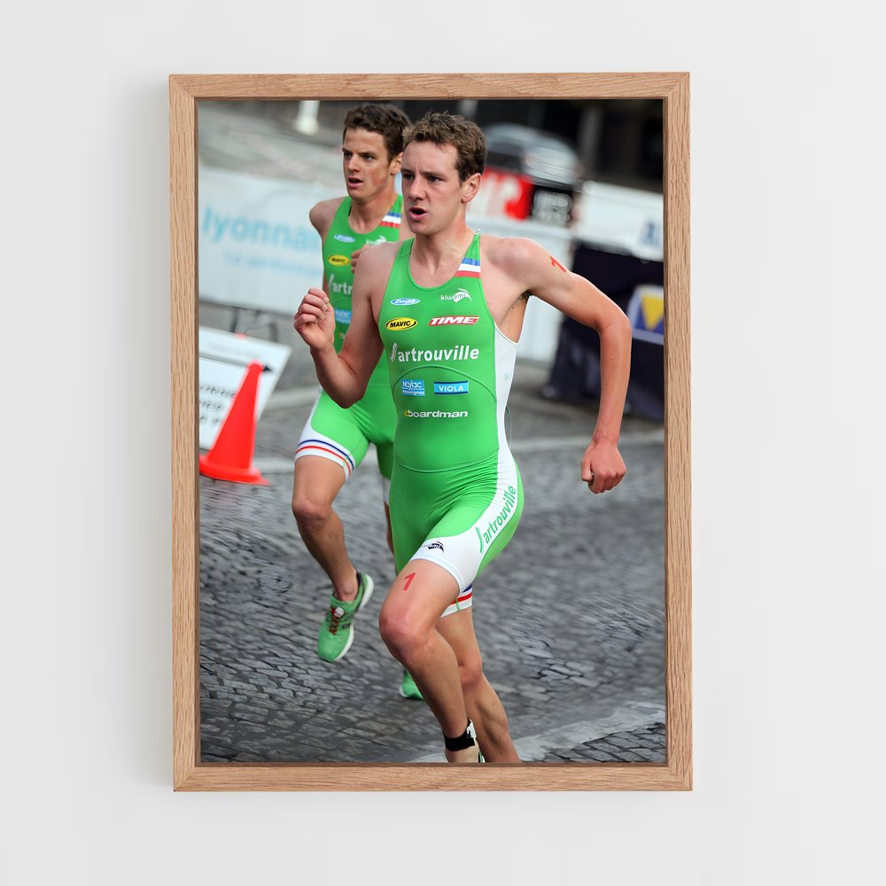 Poster La Course Aquatique – affiche Athlétisme (vue 4)